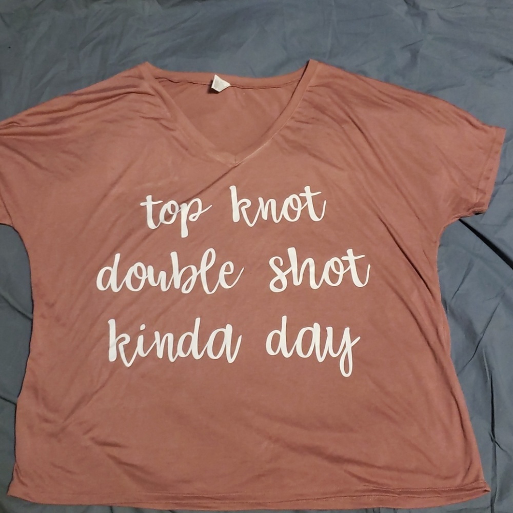 Off the shoulder top blush pink